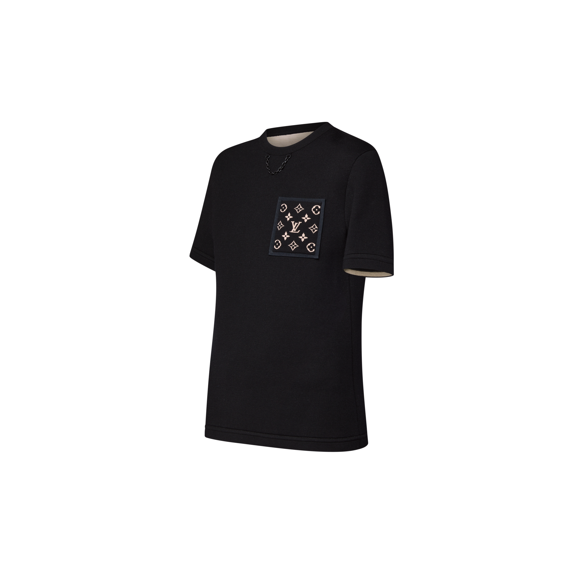 LOUIS VUITTON 両面ブラック Tシャツ M LOUIS VUITTON 両面ブラック Tシャツ M